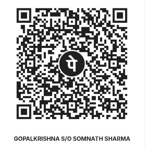 Scan to Pay 501 Rupees for Consultation